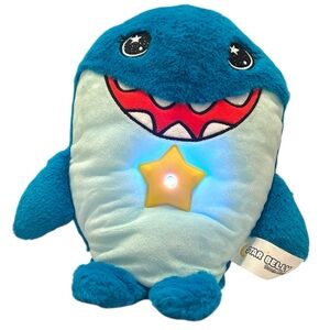 Star Belly Shark Plush Toy Light Up Stuffed Animal Boys Girls Unisex Blue